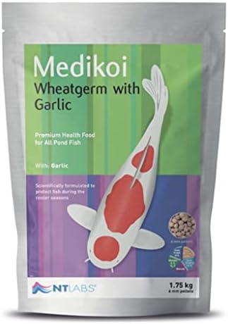 NT Labs JNS_431244 Medikoi Wheatgerm with Garlic (6mm Pellet) 5kg 5000g