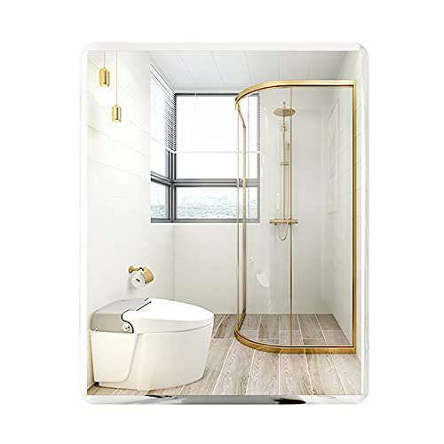 Bathroom Mirror Wall Mounted, Frameless Modern & Stylish Design with