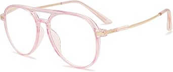 VEVESMUNDO Aviator Reading Glasses Blue Light Blocking Readers for Women Men