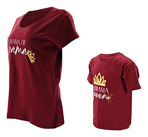 Image of Boy Mama Matching Mommy and Me Outfits Mom Daughter Shirts Mothers Day Outfits Mama Mini Clothing