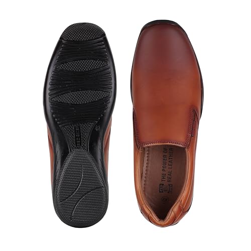 Image of Red Chief Men's Genuine Leather Slip-On Formal Shoes - Effortless Style, Everyday Comfort | RC3812