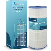 Pureline Pool Replacement Cartridge Filter, 120 Sq Ft, PL0146, Compatible with Hayward C-1200, PA120, Waterway Proclean, Hayward Star Clear Plus C-1200