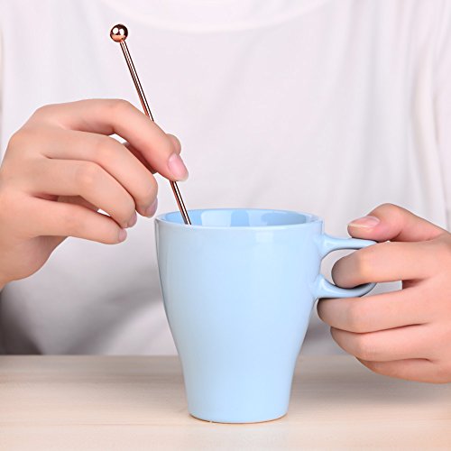 7.4 Inches Stainless Steel Coffee Beverage Stirrers, Coffee Stir Stick, Cocktail Swizzle Stick Stirrers Set Of 3 #TOP4