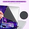 Anime Neon Laptop Notebook Skin Sticker Cover Decal, 12 13 13.3 14 15 15.4 15.6 inch Laptop Vinyl Skin Sticker Cover Art Protector Decal Universal, Purple Warrior Cat - Image 5