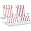 Flamingo Stripes/White