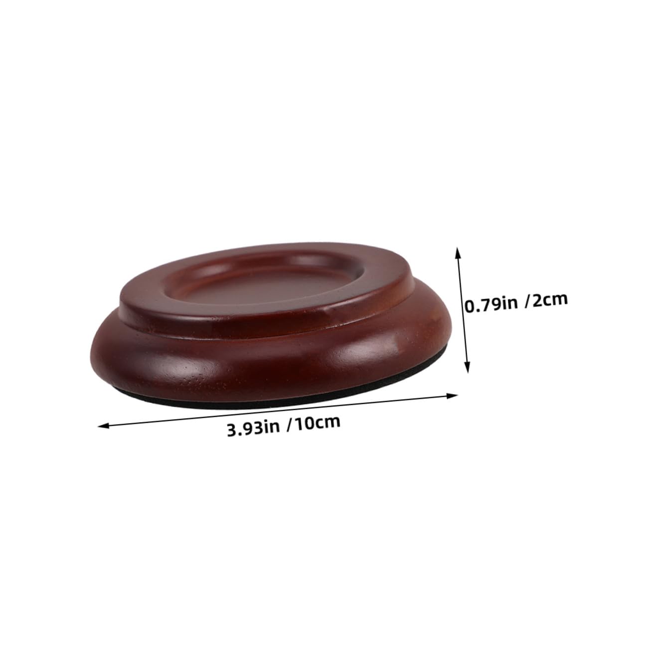 Patins de Piano à Queue 8 Pièces en Bois Marron, Antidérapants