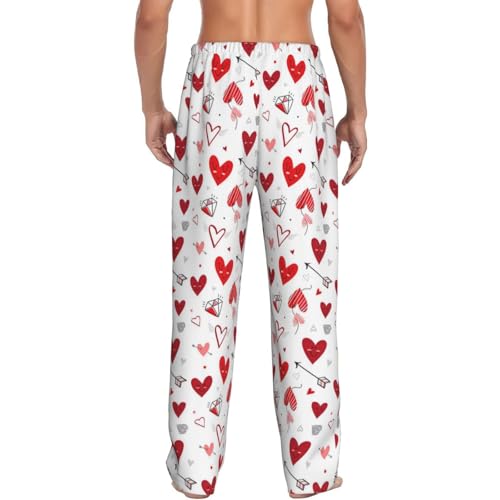 EDNEY Christmas Lights Print Men's Pajama Pants Comfort Lightweight Sleep Bottoms Lounge Sleep Pjs Pant for Men and Women3