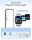 Renpho Körperfettwaage Waage für große LED-Anzeige, Personenwaage Digital für BMI-Muskel, hochgenaue, 227 kg, 30 cm, Elis 2XL