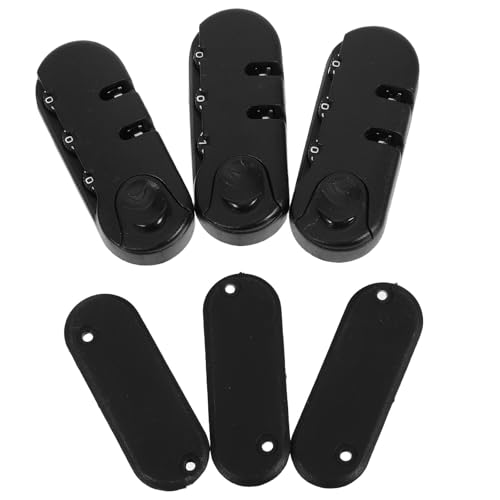 Ciieeo Cerradura de Combinación Antirrobo para Equipaje y Mochilas Candado de 3 Dígitos Código Personalizable Diseño Compacto y Resistente Pack de 3 Unidades para Viaje Seguro