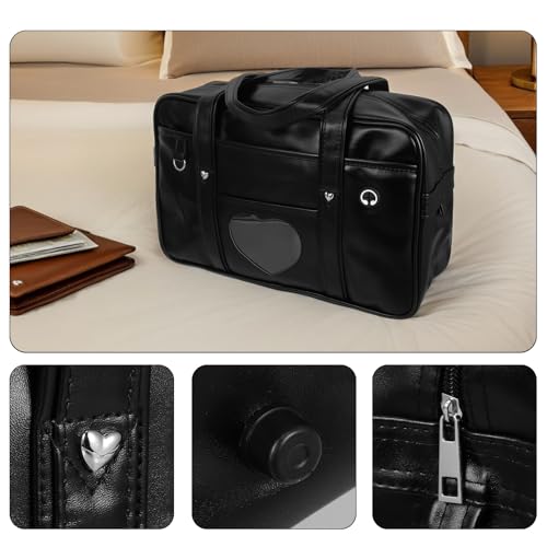 Sacoche ordinateur portable imperméable grand format en PU forme cœur - 3