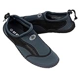 Zapatos de Agua, Zapatillas para Buceo Snorkel Surf Piscina Playa Vela Mar Río Aqua Cycling Deportes Acuáticos, Calzado de Natación Escarpines para Hombre Mujer Unisex (Gris, Numeric_41)