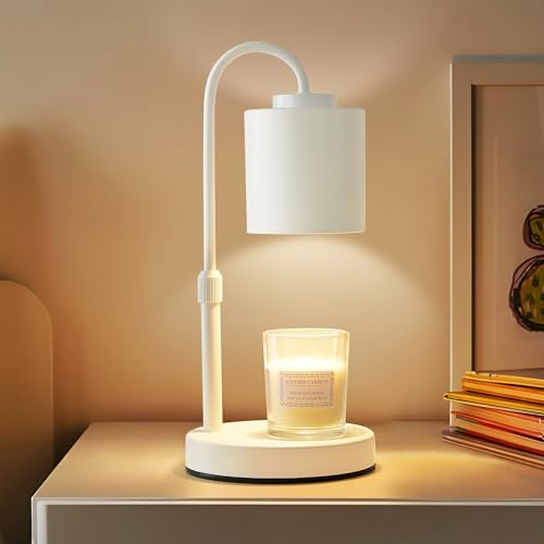 CASTLELIFE Candle Warmer Lamp with Timer & Dimmer, Height Adjustable