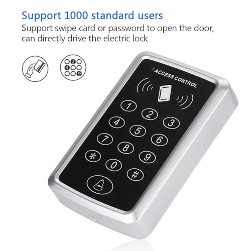 Door-Access-Control-Keypad-Stand-Alone-Password-RFID-Reader5PCS-Keyfob-Keychain-for-Entry-Home-Security-Access-Controller