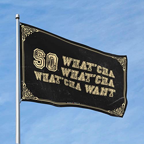 Drapeau d'Halloween COTECI So What'Cha Want vintage grand format 152x244 cm