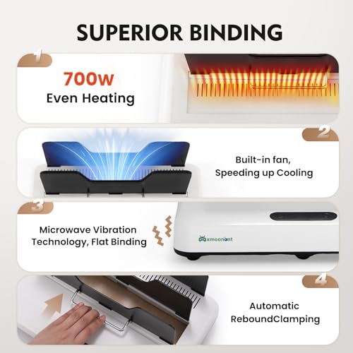 Mxmoonant BRF119 Thermal Binding Machine Pro 500 Sheets thumb #2