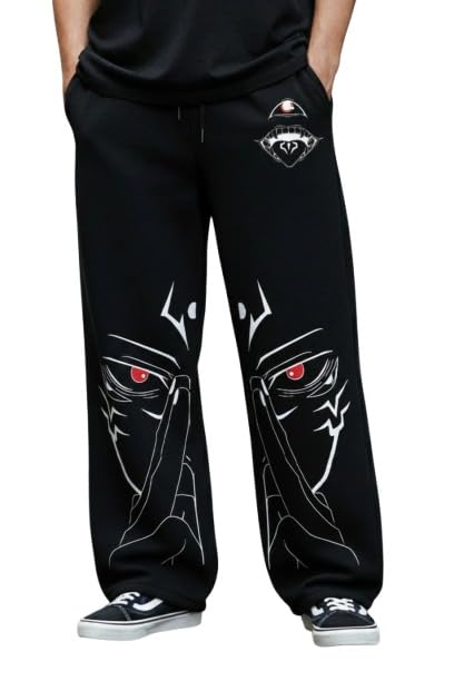 Men’s Baggy Track Pants | Loose Fit Athletic Joggers for Gym, Running & Casual Wear | Breathable Comfort Sweatpants with Elastic Waist & Pockets-picture-38