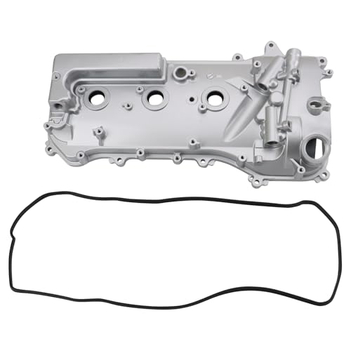 Image of TRQ Left Valve Cover Driver Side Compatible with 2007-2018 Lexus ES350 2007-2015 RX350 2005-2018 Toyota Avalon 2007-2017 Camry 2008-2016 Highlander 2006-2012 RAV4 2007-2016 Sienna 2009-2015 Venza
