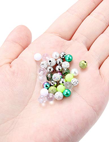 Prjndjw 16G Replacement Balls Externally Threaded Surgical Steel & Plastic Balls For Industrial Barbell Nipple Rings Belly Button Piercing Rings Parts16 Pair #TOP2