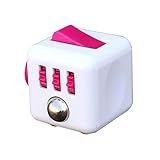 Balai Fidget Cube Toy Anxiety Attention Stress Relief for Children and Adults (Pink)