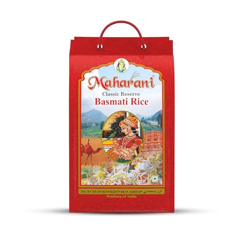 Maharani Classic Reserve Basmati Rice 5kg | Extra-Long Grain | Natura...