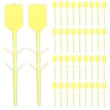 MUCKLILY Gelbe Kunststoff Sicherungssplinte Für Feuerlöscher Zubehör 3.5X0.5X0.1Cm Manipulationssiegel Für Brandschutzgeräte Effektive Versiegelung Und Einfache Identifikation