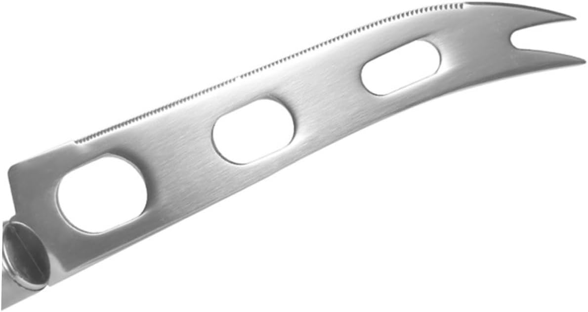 Ciieeo Set of 2 Cheese Cutting Tools Stainless Steel Cheese Slicer Knife Comfortable Grip for Hard Ciieeo Set of 2 Cheese Cutting Tools Stainless Steel Cheese Slicer Knife Comfortable Grip for Hard