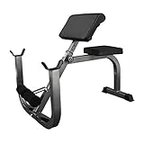 SUNUQ Bench Roman Chair Back Hyperextension Adjustable Preacher Curl Weight Bench Exercise Strength...