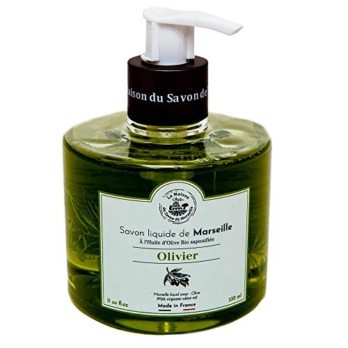 Maison Du Savon De Marseille - French Liquid Soap Made with Organic Olive Oil - Olive Oil Hand Wash - 330 Millilitres