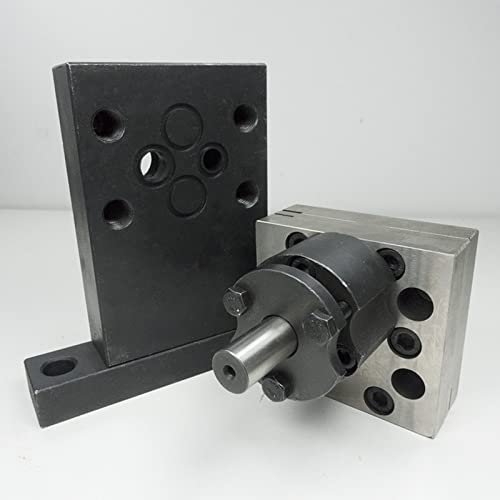 CIXIFM High Precision AB PU Glue Dispensing polylactic Acid Epoxy Resin Gear Metering Pump Dosing Pump Injection Glue Chemical High Viscosity Gear Pump Customized (0~180? 2.4CC/R+Mounting Plate)