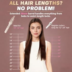 PretiHom Automatic Rotating Curling Iron & Wand, Hair Curler for Long Hair — photo 3 of 6