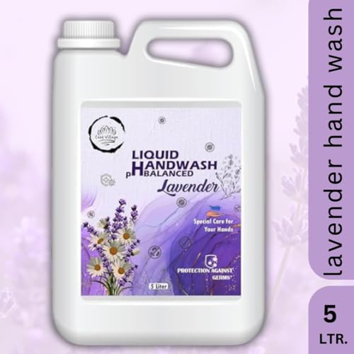 Image of Liquid Handwash pH Balanced Lavender, Protection Against Germs, Special Care for Hands, 5 Litre