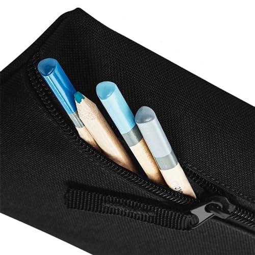 Prime Fashions Big Capacity Durable Pencil Case with Zipper Style Perfect for School Office and Makeup with Secure Zippered Design for Adults Boys Girls Kids. - Image 2
