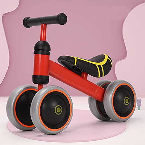 Belfoyer Kinder Laufrad ab 10 Monaten Balance Lauflernrad Spielzeug mit 4 Räder für 10-36 Monate Baby, Erst Rutschrad Fahrrad für Jungen Mädchen als Geschenke (Rot) – Bild 6