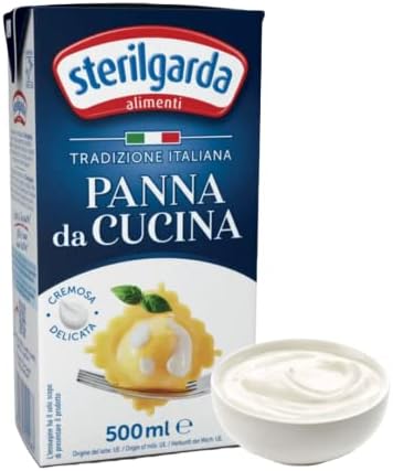 Sterilgarda Italian Cooking Cream | Panna da Cucina | 16.9 fl oz (500ml) - Pack of 1
