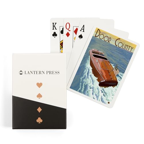 Baraja de poker Door County Wisconsin, 52 cartas