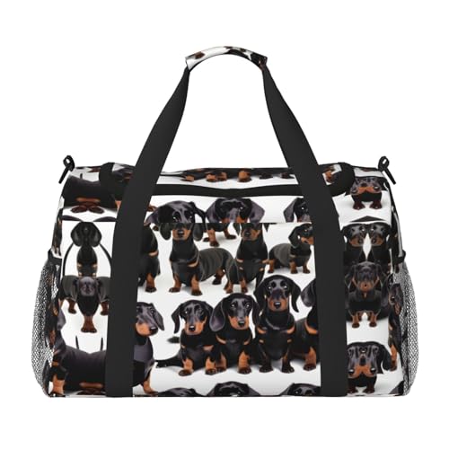 Sac de week-end Weiner imprimé chien idéal pour vos escapades