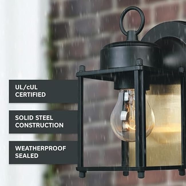 DESIGNERS FOUNTAIN Preston Outdoor Light Fixture Lantern Sconce