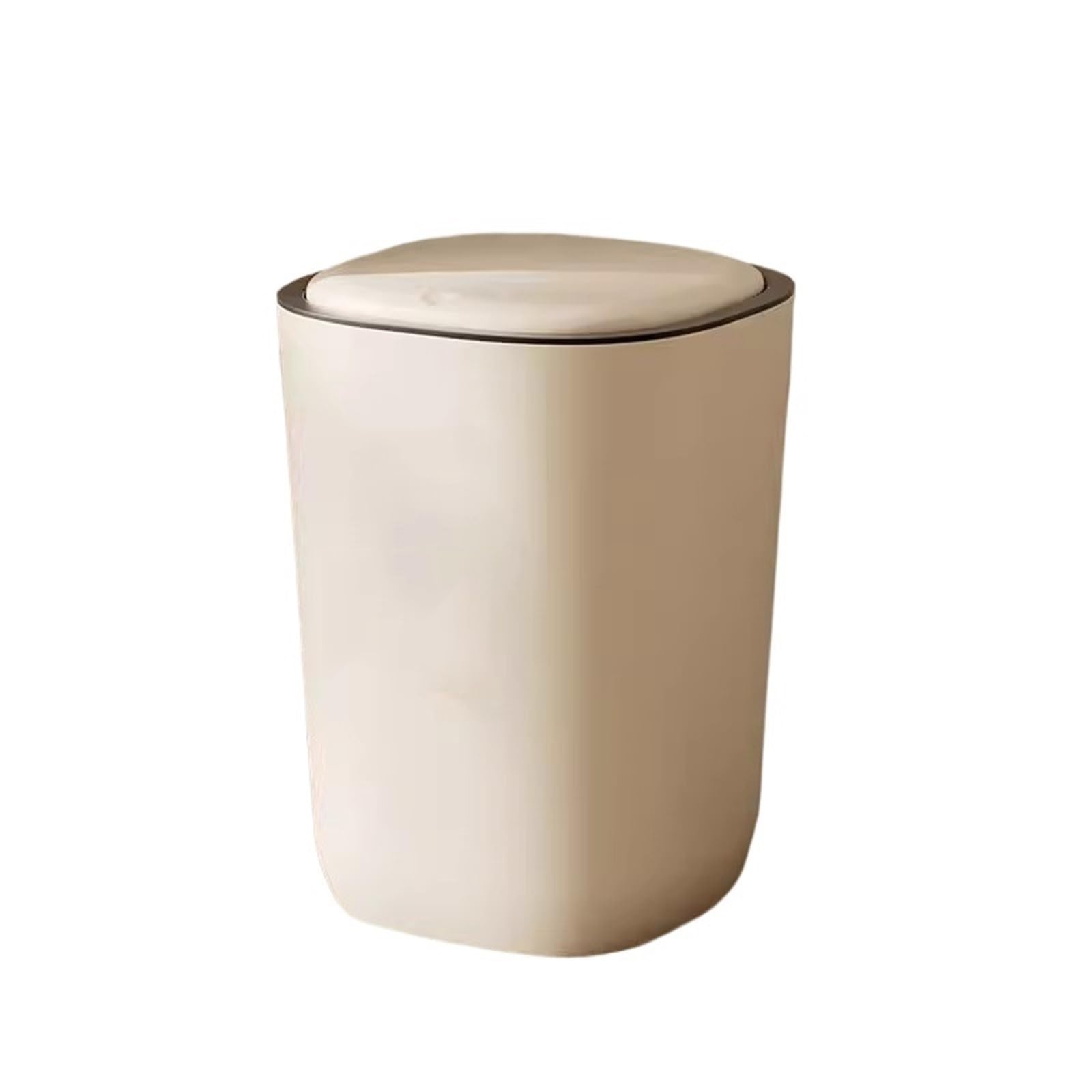 ZYYANSHOP Trash Cans Large Capacity Household Trash Can With Lid For Living Room Bathroom And Kitchen Wastebasket Garbage(Large)