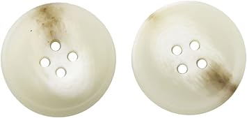Round Resin Sewing Buttons 4 Holes for DIY Craft Sweater Shirt Clothing 25mm/1", White