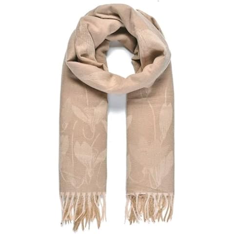 Central Chic Snowdrop Blanket Scarf In Stone Cover
