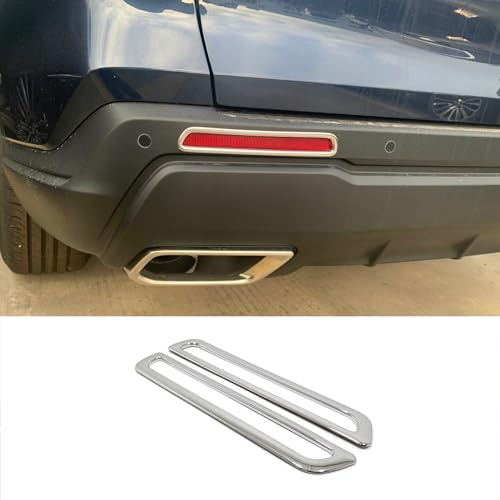 KELEIMAI Car Accessories Fit for Honda CR-V CRV 2023 2024 Exterior Rear Fog Light Cover Trim (Chrome) ABS 2 PCS