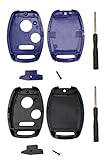 Key Fob Shell Case Fit for Honda Accord Crosstour Civic Odyssey CR-V CR-Z Fit Keyless Entry Remote...