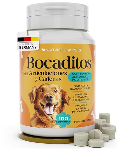 Condroprotector para Perros, 100 Comprimidos, Suplementos para Articulaciones, Antiinflamatorio para Articulaciones Perros, Condroprotectores Naturales con Glucosamina y MSM, Collagen for Dogs