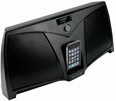 Kicker iK501 Digital Stereo System for iPhone and iPod (Black) (Discontinued by Manufacturer)