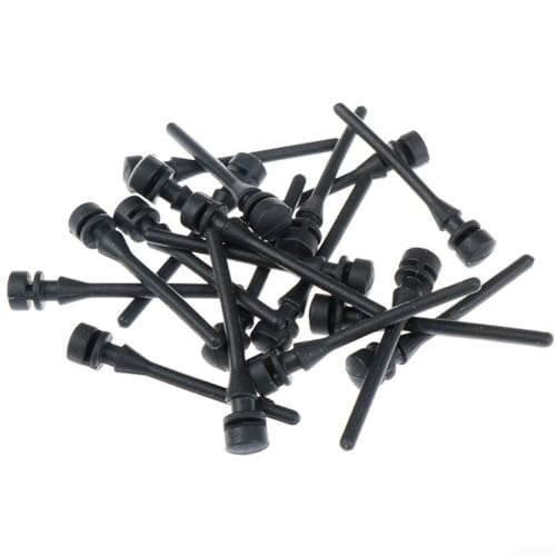 20 piezas de accesorios de montaje de ventilador de remache en espiral para reducir el zumbido y la resonancia del ventilador múltiples posiciones del ventilador en PC de escritorio