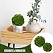 DOITOOL Green Moss Balls Decorative for Bowls - 4 Pcs Fake Moss Balls Faux Decorative Spheres for Bowl Fillers, Vase Filler, Wedding Decor, Table Arrangement, DIY Crafts (3.9