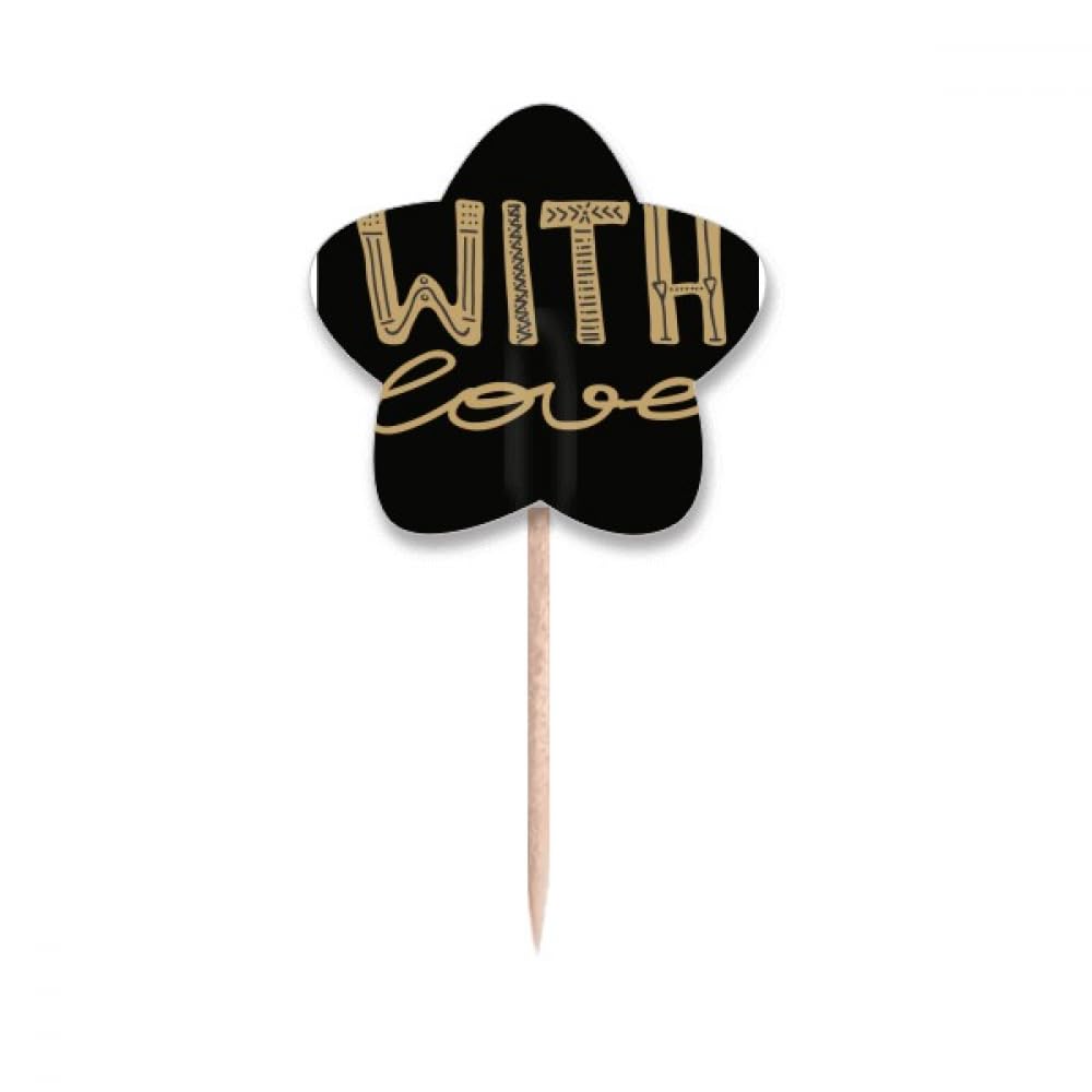 Star Lable Cupcake Picks pour embellir rapidement vos desserts