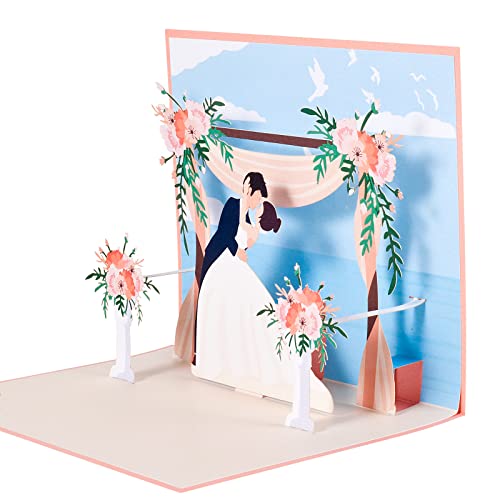 3D Greeting Cards, Pop Up Wedding Cards, Wedding Anniversary Cards - Image 3