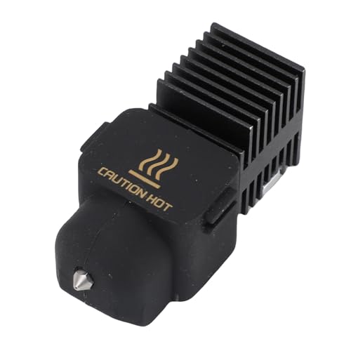 Garosa 3D Printer Hotend, Stainless Steel Detachable Nozzle Extruder Hot End Heating Block Kit with Magnetic Installatio