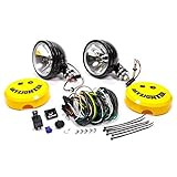 KC HiLiTES 238デイライトブラック100wスポットライトシステム